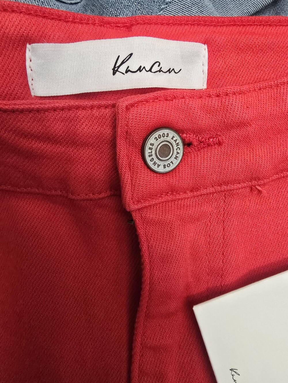 Kancan Bright Red Slim Jeans, Size 2XL, NWT - Picture 3 of 6
